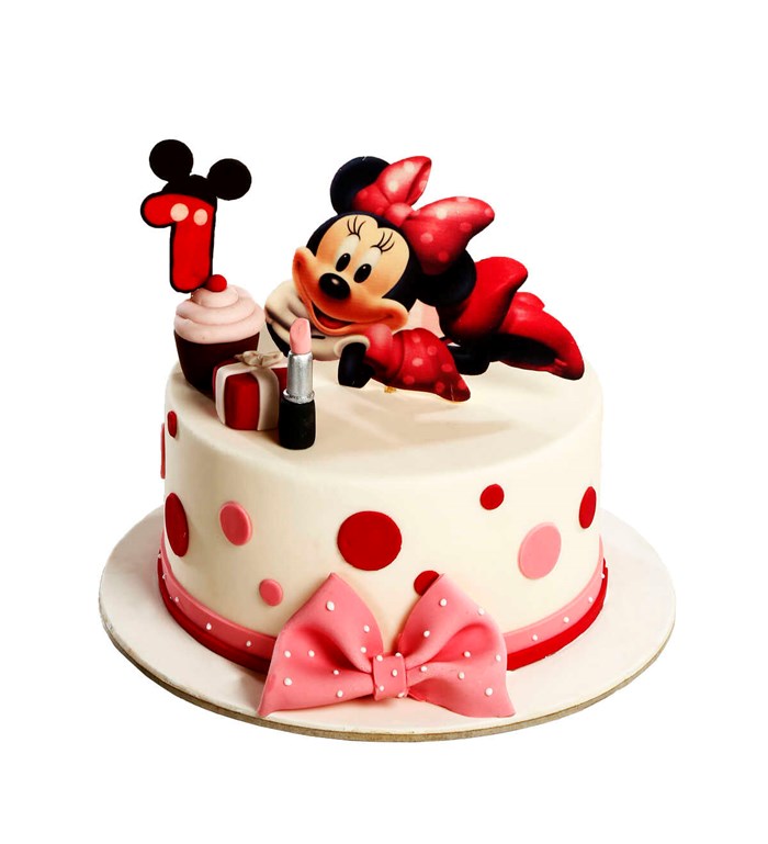 Mickey Mouse Kız Çocuk Pasta 