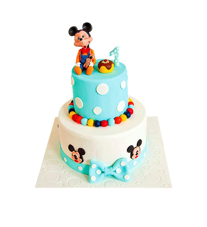 mickey mouse kız çocuk pasta